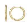 Scrouples - Forgyldt stål creoler med klik lås 2,5x16mm - 163371