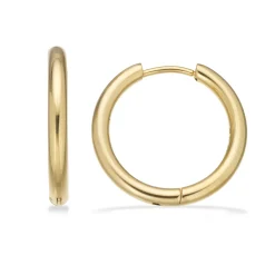 Scrouples - Forgyldt stål creoler med klik lås 2,5x16mm - 163371