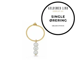Scrouples - Gulbelagt creol med perler, single - 160492-1