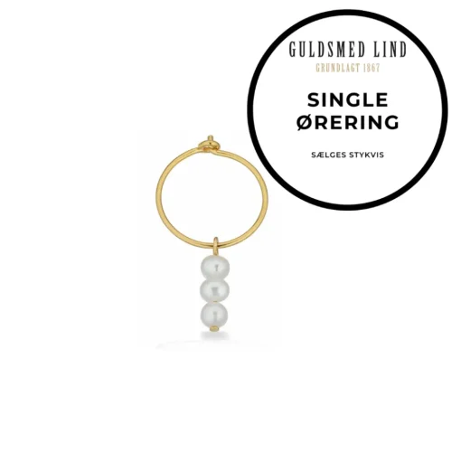 Scrouples - Gulbelagt creol med perler, single - 160492-1