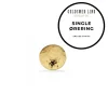 Scrouples - Gulbelagt polet ørestik, single 160362-1