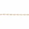 Scrouples - Guldbelagt sølv armbånd med baguette sten - 611832