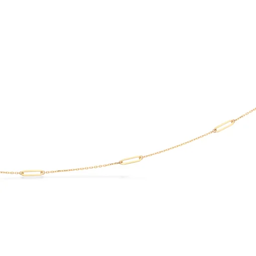 Scrouples - Halskæde i 8kt guld med åbne led - 33703,45
