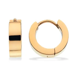 Scrouples - Herre creol i forgyldt stål, 14mm - 158571