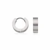 Scrouples - Herre stål creol, 14mm med mat overflade - 158501