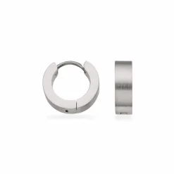 Scrouples - Herre stål creol, 14mm med mat overflade - 158501