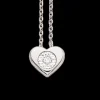 Scrouples - Hvidgulds hjerte halskæde med diamant - 33384,45