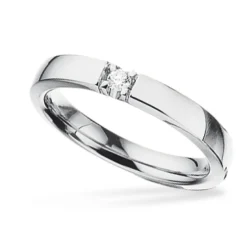 Scrouples - iLove sølv ring med diamant - 7112,1