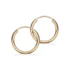 Scrouples - 8karats guld creoler, 15mm - 11153