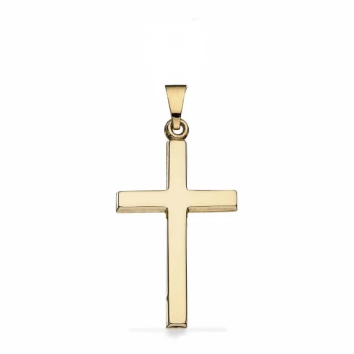 Scrouples - Kors i 8 karat guld, 25x16mm - 208723