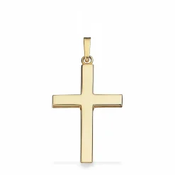 Scrouples - Kors i 8 karat guld, 29x19mm - 208733