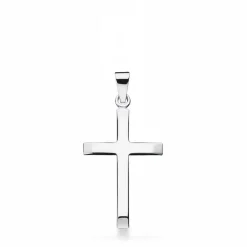 Scrouples - Kors vedhæng i sølv, 25x16mm - 26662
