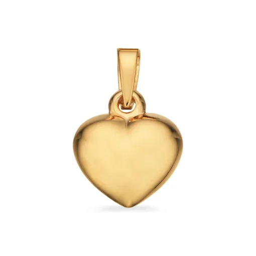 Scrouples - 8kt guld hjerte, 10x11mm - 24033
