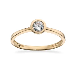 Scrouples - 8kt. guld ring med sten - 709963