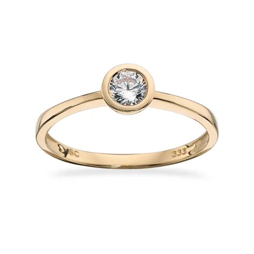 Scrouples - 8kt. guld ring med sten - 709963