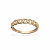 Scrouples - 8kt. guld ring med panser mønster - 711073