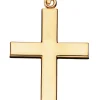 Scrouples - 8kt klassisk guld kors, 41x28mm - 20053