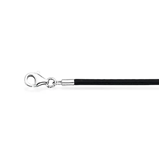 Scrouples - Læder halskæde til vedhæng, 45cm - 33382,45