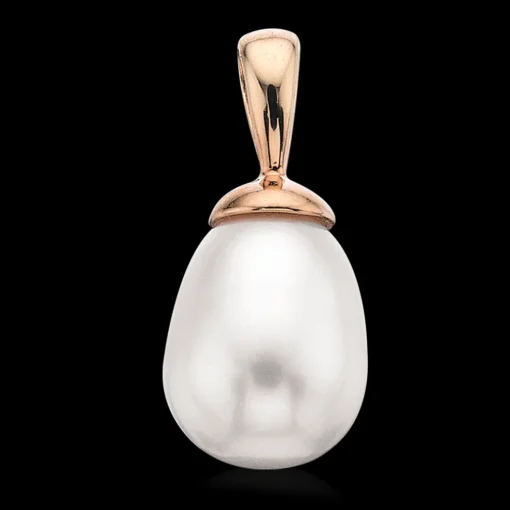 Scrouples - Perle vedhæng i 8 karat guld - 203473