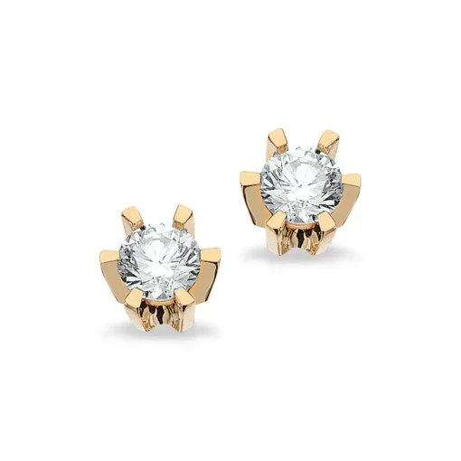 Scrouples - Prinsesse Ørestikker med 0,06ct diamant, Guld/Hvidguld - 1776,06