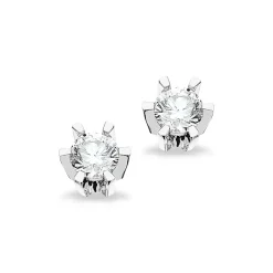 Scrouples - Prinsesse Ørestikker med 0,06ct diamant, Guld/Hvidguld - 1776,06