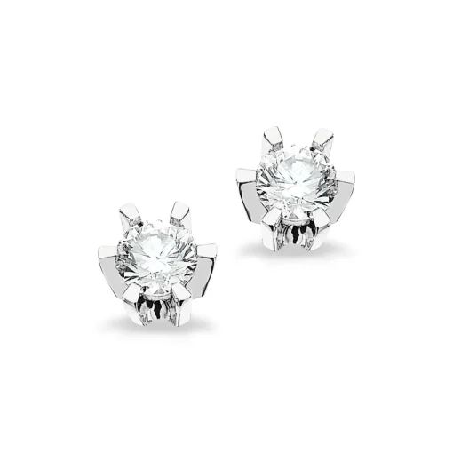 Scrouples - Prinsesse Ørestikker med 0,06ct diamant, Guld/Hvidguld - 1776,06