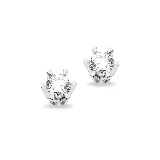 Scrouples - Prinsesse Ørestikker med 0,18ct diamant, Guld/Hvidguld - 1775,18
