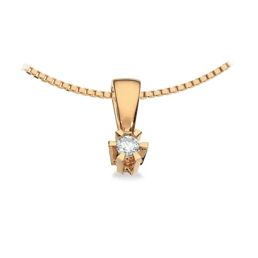 Scrouples - Prinsesse Vedhæng, 0,06ct diamant i guld / hvidguld - 2775,06