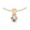 Scrouples - Prinsesse Vedhæng, 0,24ct diamant i guld / hvidguld - 2775,24