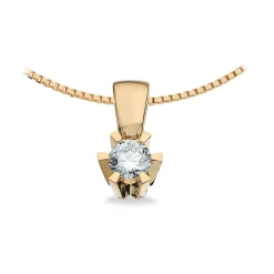 Scrouples - Prinsesse Vedhæng, 0,24ct diamant i guld / hvidguld - 2775,24