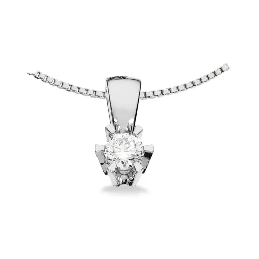 Scrouples - Prinsesse Vedhæng, 0,21ct diamant i guld / hvidguld - 2775,21