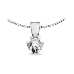 Scrouples - Prinsesse Vedhæng, 0,24ct diamant i guld / hvidguld - 2775,24