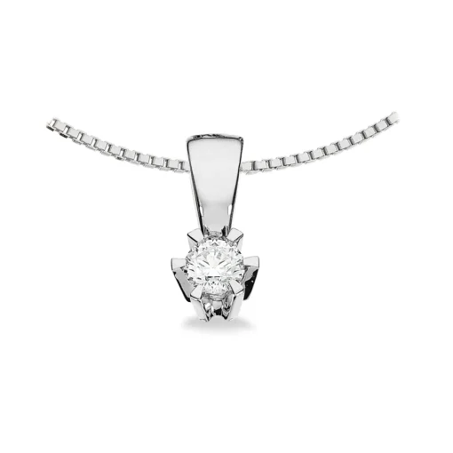 Scrouples - Prinsesse Vedhæng, 0,13ct diamant i guld / hvidguld - 2775,13