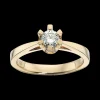 Scrouples - Prinsessering med 0,30 ct diamant, Guld / Hvidguld - 7775,30