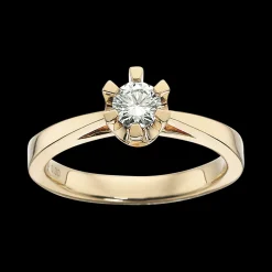 Scrouples - Prinsessering med 0,30 ct diamant, Guld / Hvidguld - 7775,30