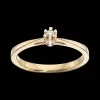 Scrouples - Prinsessering med 0,03 ct diamant, Guld / Hvidguld - 7775,03