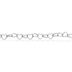 Scrouples - Sammenflettet hjerte armbånd i sølv - 609672