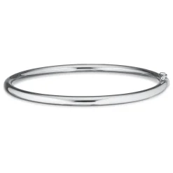 Scrouples - Sølv armring glat buet 4mm - 695822