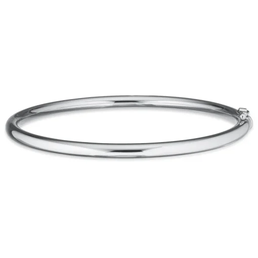 Scrouples - Sølv armring glat buet 4mm - 695822