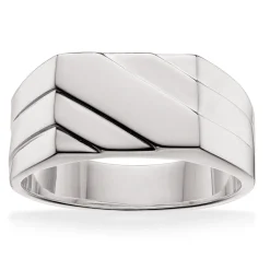Scrouples - Sølv herre ring med mønster - 791432