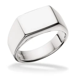 Scrouples - Sølv herrering med plade - 790642