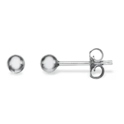 Scrouples - Sølv kugle ørestikker 3mm - 12032