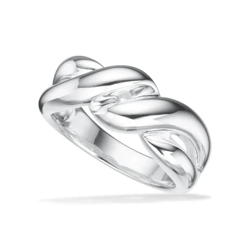 Scrouples - Sølv ring i flet design - 729802