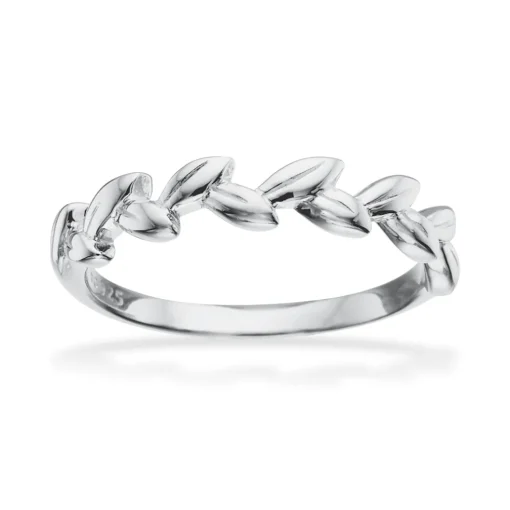 Scrouples - Sølv ring med blade - 727292