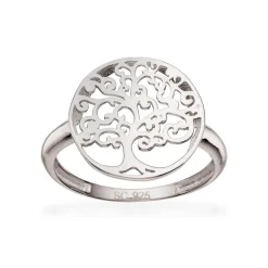 Scrouples - Sølv ring med livstræ - 727622