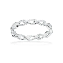 Scrouples - Sølv ring til barn med hjerter - 726272