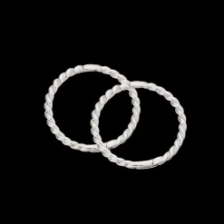 Scrouples - Snoet clip creol i sølv, 12mm - 193682