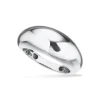 Scruples - Sølv halv måne ring med blank overflade - 729202