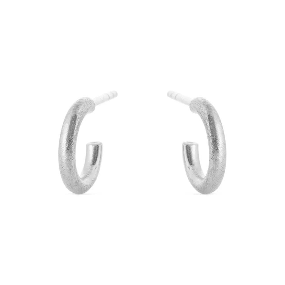 SFB - Creoler med mat overflade i sølv - 5558-1