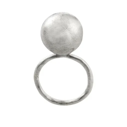 SFB - Kugle ring i sølv eller forgyldt - 1626